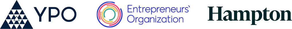 EO, YPO, & Hampton logos
